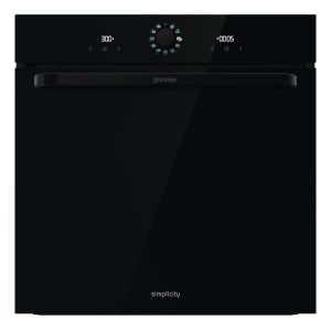 תנור בנוי בגימור זכוכית שחורה 60 ס"מ מסדרת Simplicity